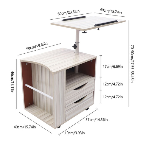 Table d'appoint avec roulettes