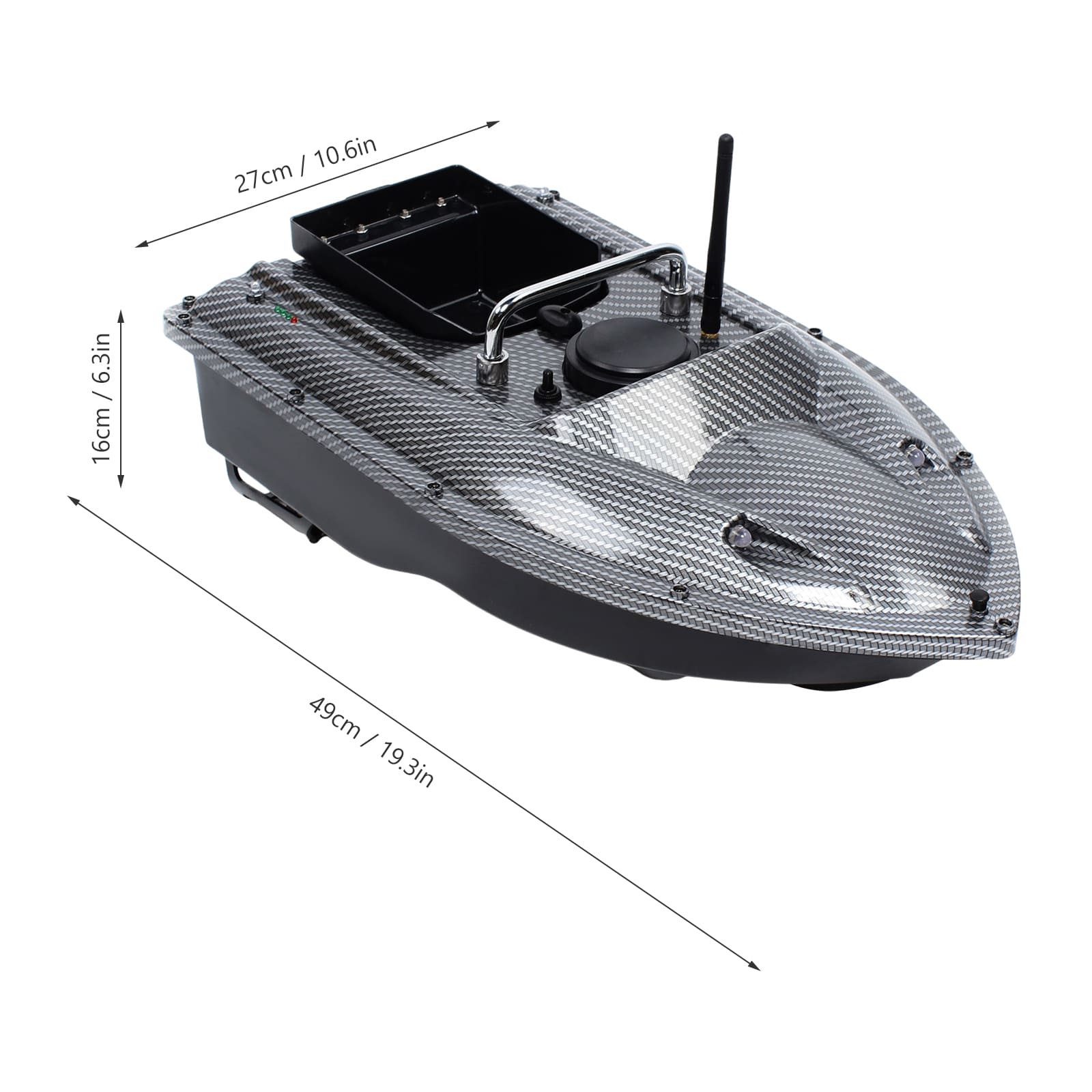 Bateau d'alimentation sans fil 500 m