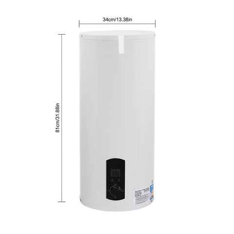 Chauffe-eau électrique à réservoir à affichage numérique -100L