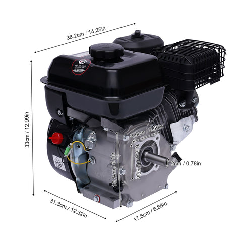 Moteur à essence manuel à 4 temps 7,5 CV