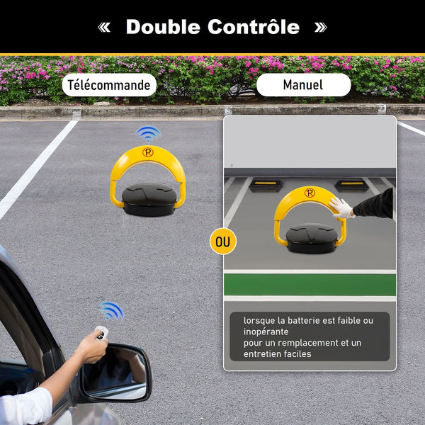 Verrouillage de parking avec télécommande