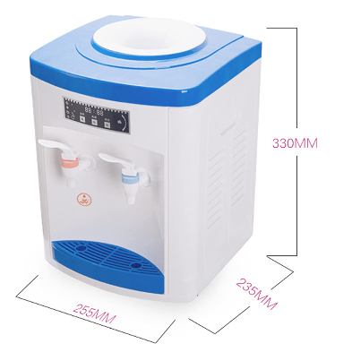 Distributeur d'eau de bureau - Refroidisseur d'eau potable - 550 W - Machine à boire électrique chaude et froide - Pour 5-18 l d'eau dans un seau