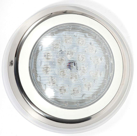 Lampe de Piscine 54 W Lumière LED RVB Étanche IP68 Éclairage sous-Marin en Acier Inoxydable avec Télécommande
