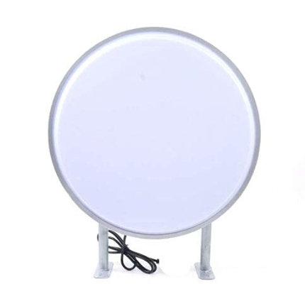 Caisson lumineux LED rond double face Diamètre : 20 pouces projection ronde étanche 50cm