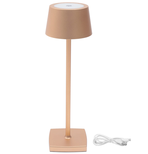 Lampe de table LED rechargeable 3,5 W - Lampe de chevet sans fil - Convient pour jardin/table/table de chevet