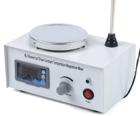 Générateur magnétique de laboratoire 2400 tr/min 1000 ml 300 W 220 V Affichage numérique de la température et de la vitesse avec plaque chauffante