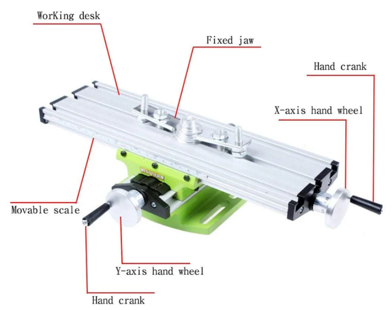 Multifonction Mini Table de Travail Fraiseuse Appareil étau de foret de travail