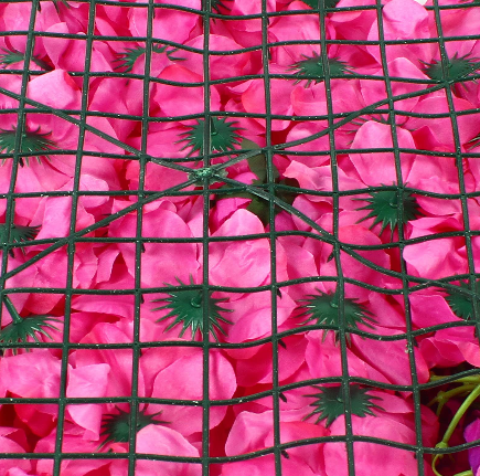 CNCEST 12X Fleurs Artificielles Mur Roses Fleurs Artificielles pour Fond Mariage Rue Décoration 40 X 60 X 2 cm