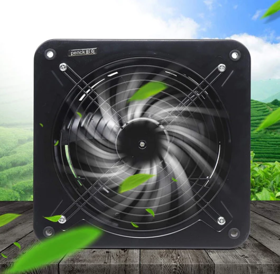 CNCEST-Ventilateur mural pour salle de bain - 300 mm - Avec tôle de refoulement