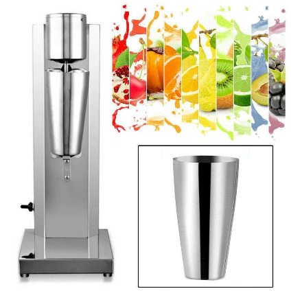 Machine à milk-shake commerciale de 180W en acier inoxydable, avec mousseur, pour smoothie 650m