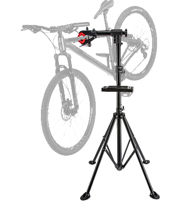 Support de montage de vélo de vélo réglable en hauteur avec barre d'éq