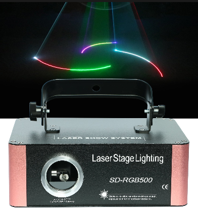 Carte SD 500mW Animation Projecteur laser Disco Lights Eclairage de scène Effets