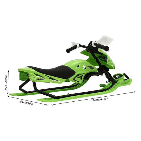 Luge de course orientable Snowracer Iconic pour enfants à partir de 5 ans