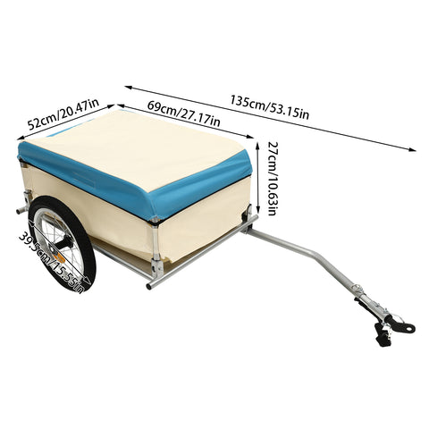 Remorque à vélo Charge de 50 kg