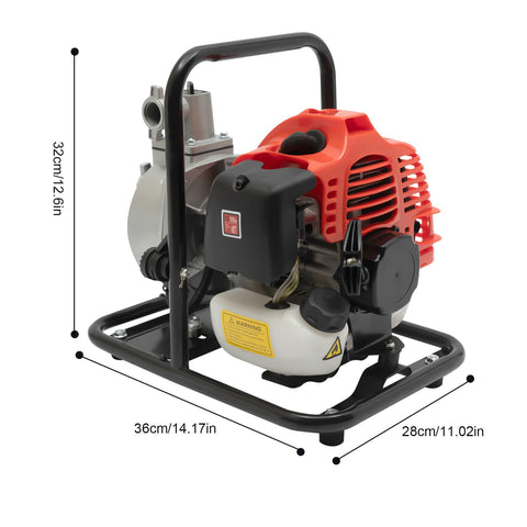 CNCEST Pompe à eau à essence 40.2 CC 2 temps