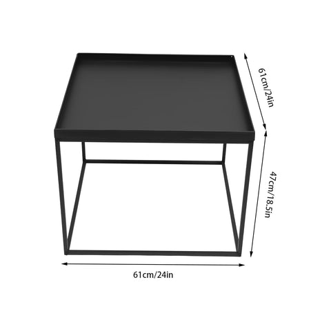 Table d'appoint carrée - Table basse mobile