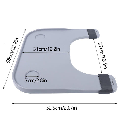 Plateau en ABS pour fauteuil roulant