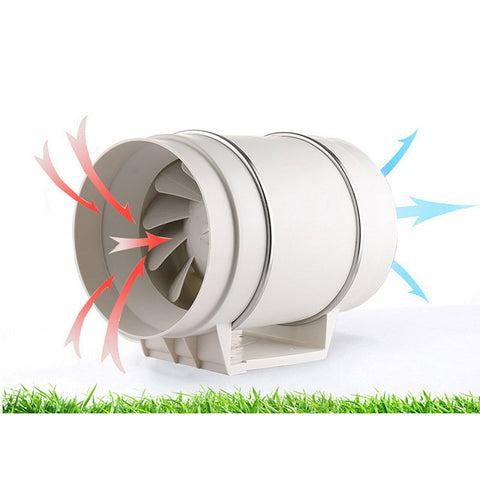 Ventilateur tubulaire Ø 100 220 V avec roulement à billes Faible bruit