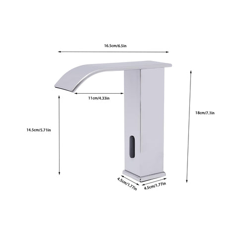 Robinet de lavabo à capteur infrarouge automatique