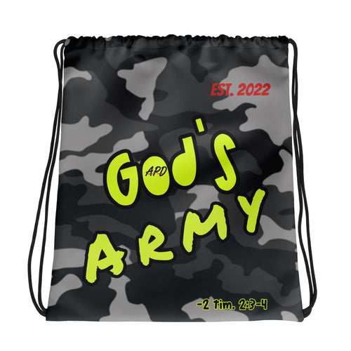 APD God's Army Drawstring bag