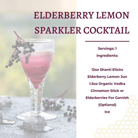 Elderberry Lemon Cocktail