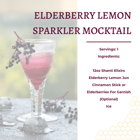 Elderberry Lemon Mocktail