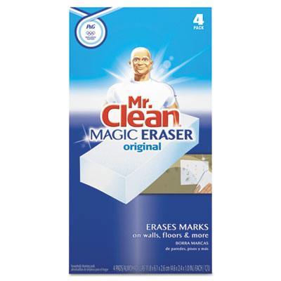 Bộ 4 bút tẩy vết bẩn Mr. Clean® Original Magic Erasers - Thùng 6 bịch (tổng cộng 24...): Bạn đang tìm kiếm một phương pháp đơn giản và hiệu quả để làm sạch ngôi nhà của bạn? Bộ 4 bút tẩy vết bẩn Mr. Clean® Original Magic Erasers sẽ giúp bạn giải quyết vấn đề này. Với bộ đóng gói 6 bịch, bộ 4 bút tẩy vết bẩn này cung cấp tổng cộng 24 sản phẩm chất lượng cao. Điều này đủ để làm sạch nhiều bề mặt khác nhau trong ngôi nhà của bạn. Xem hình ảnh để biết thêm chi tiết.