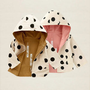 Double Sided Trench Coat with Hoodie for Children Multivariant - RocketBaby USA