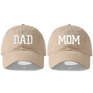 Embroidered Cotton Baseball Cap MOM and DAD Multivariant - RocketBaby USA