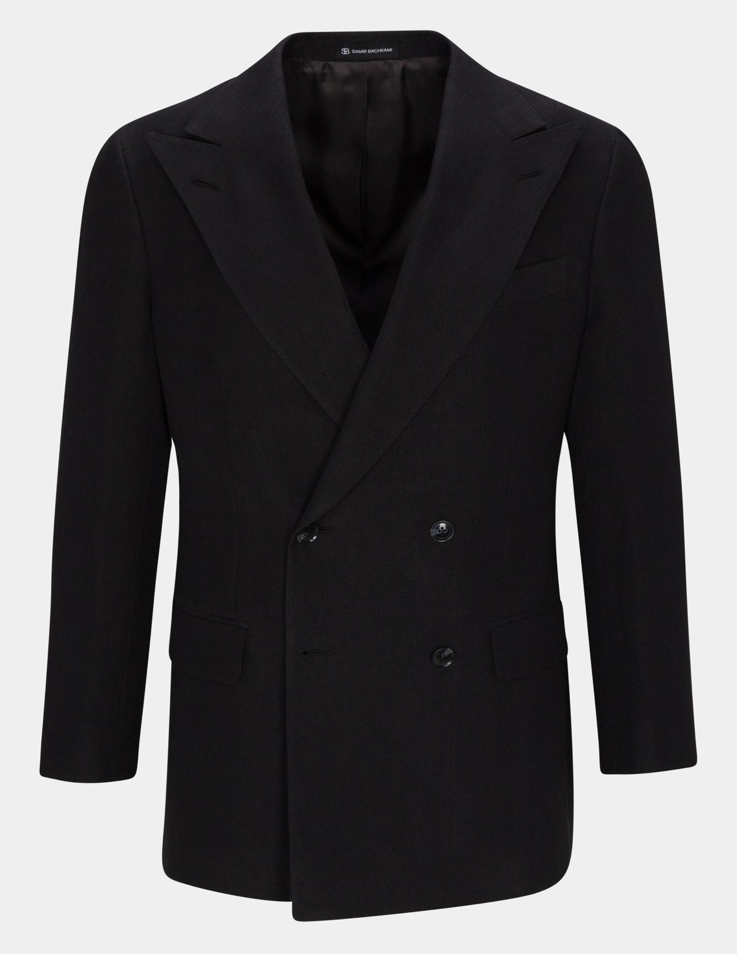 Light Black Velvet Single Breasted Suit