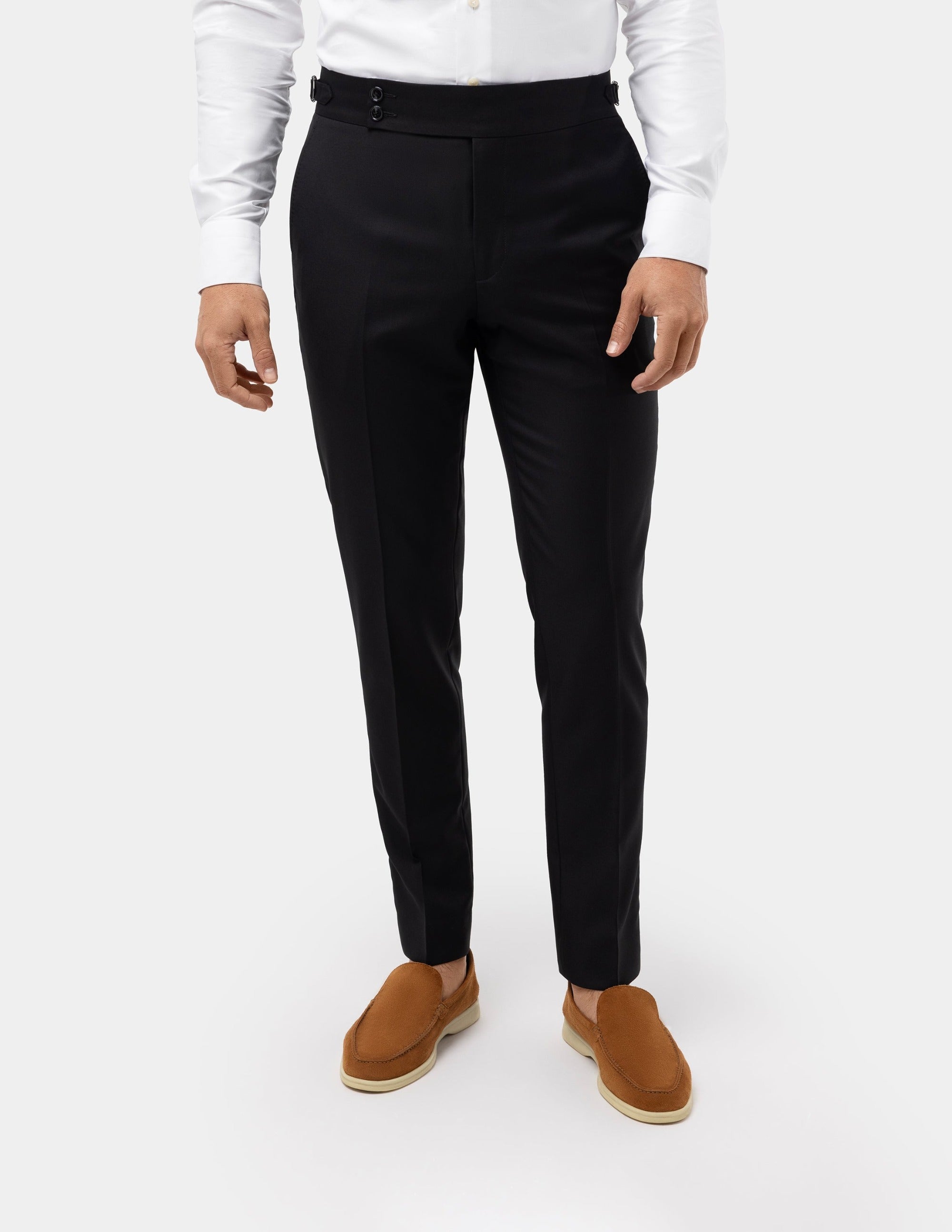 Black Tuxedo Trousers