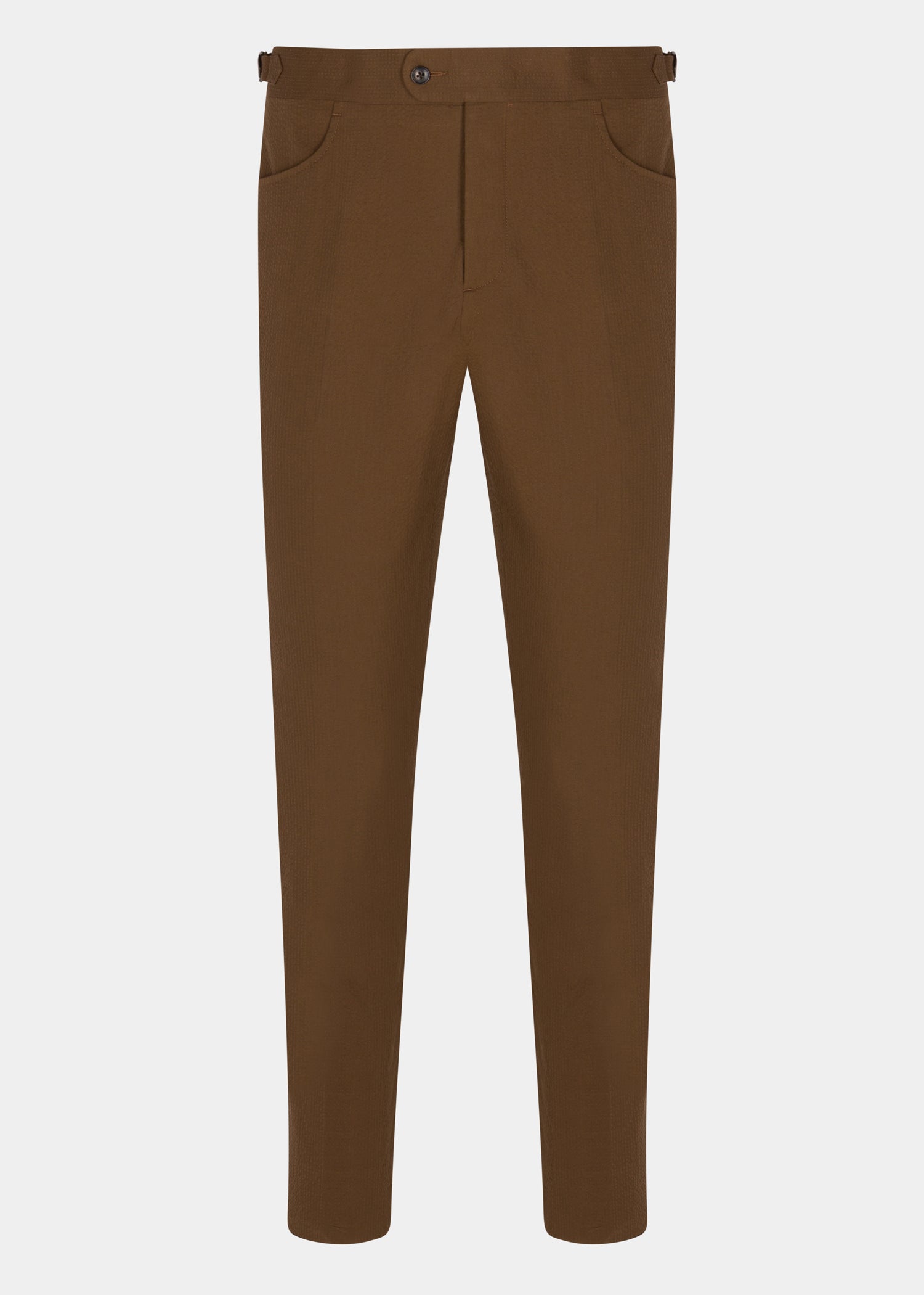 Dark Brown Wool Cashmere Trousers