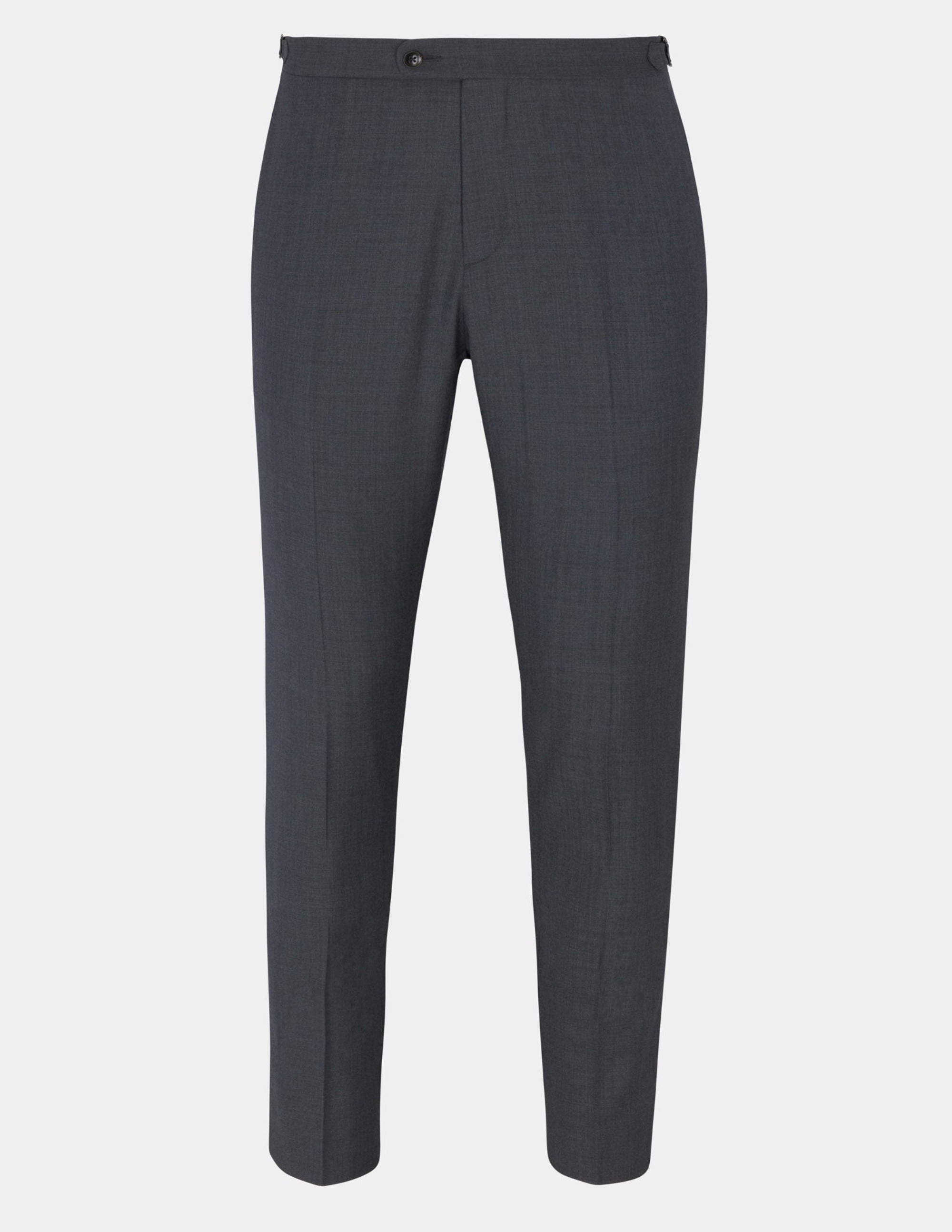 MASSIMO DUTTI Super 120's Wool Trousers Men's US 30 Slim Fit Dark Blue |  eBay