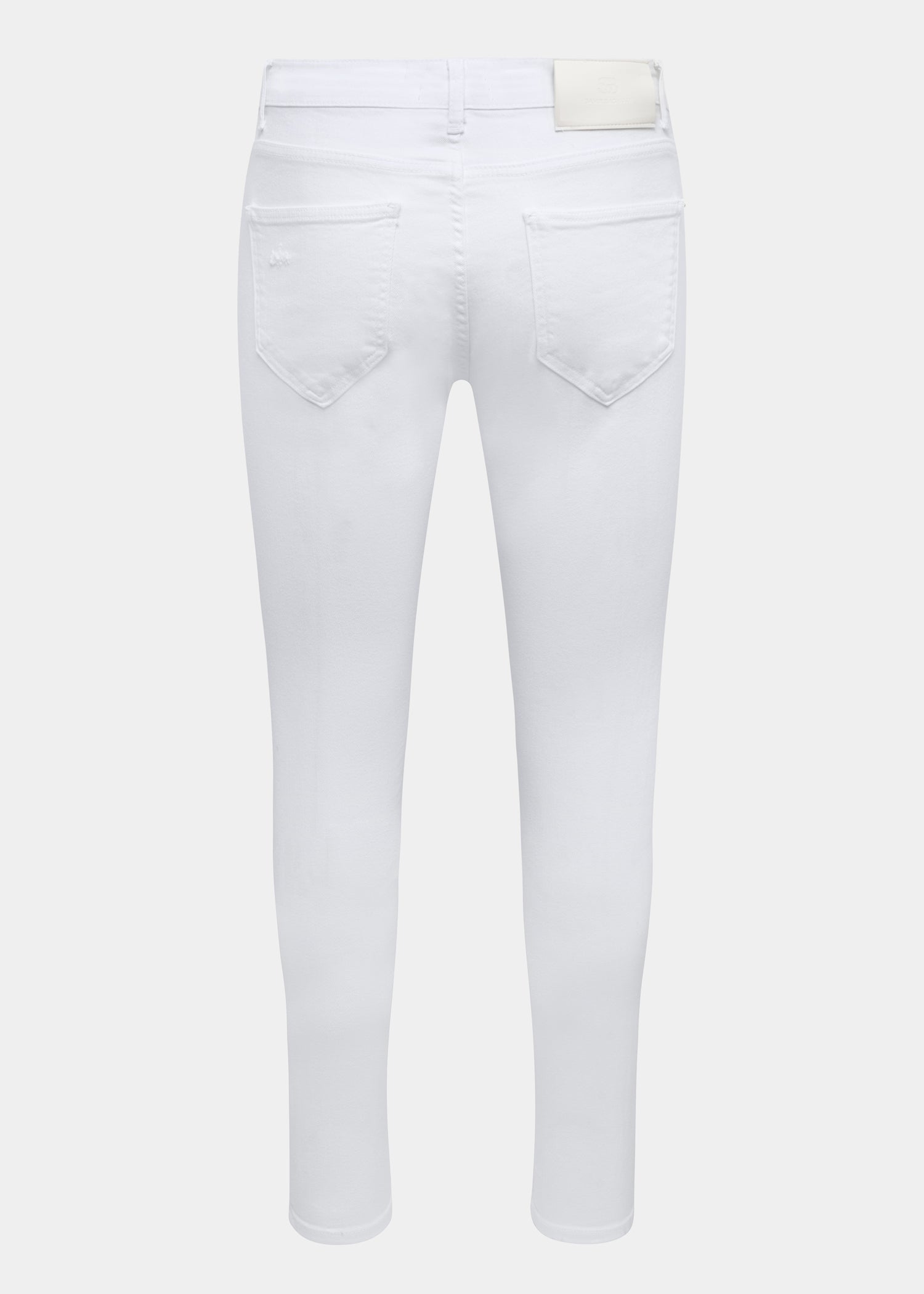 Buy Girls White Slim Fit Jeans Online - 733798