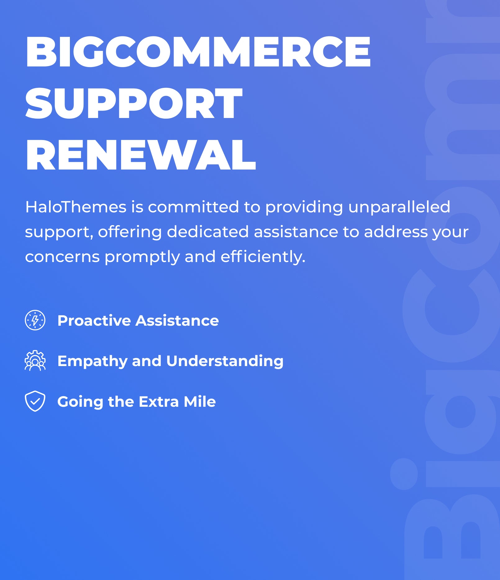 BigCommerce Support Renewal