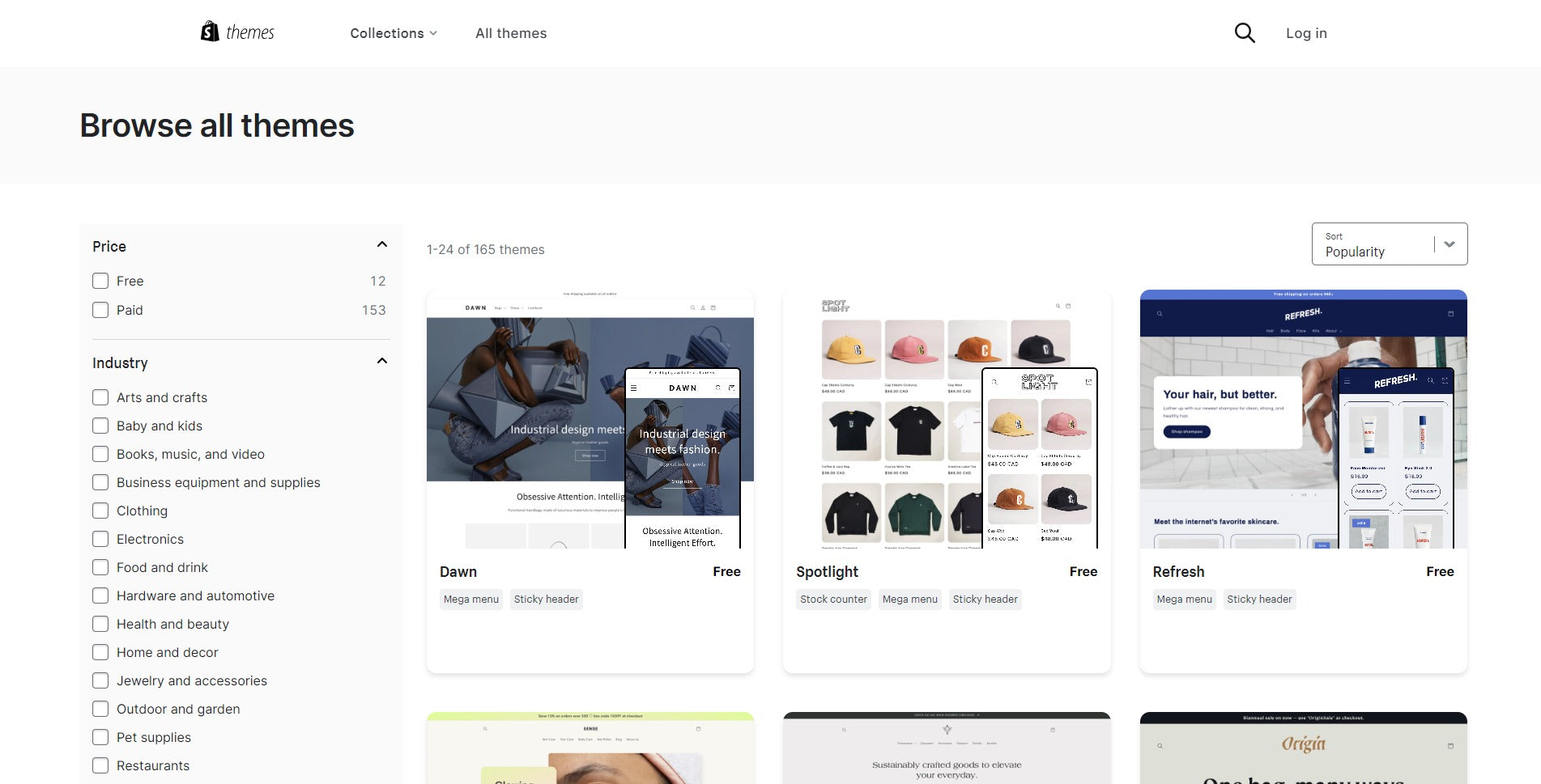 Shopify Theme Store - Free and Paid Premium Templates