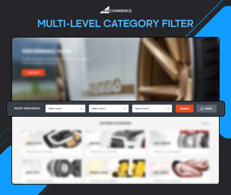 BigCommerce Add-On: Multi-Level Category Filter - Year Make Model