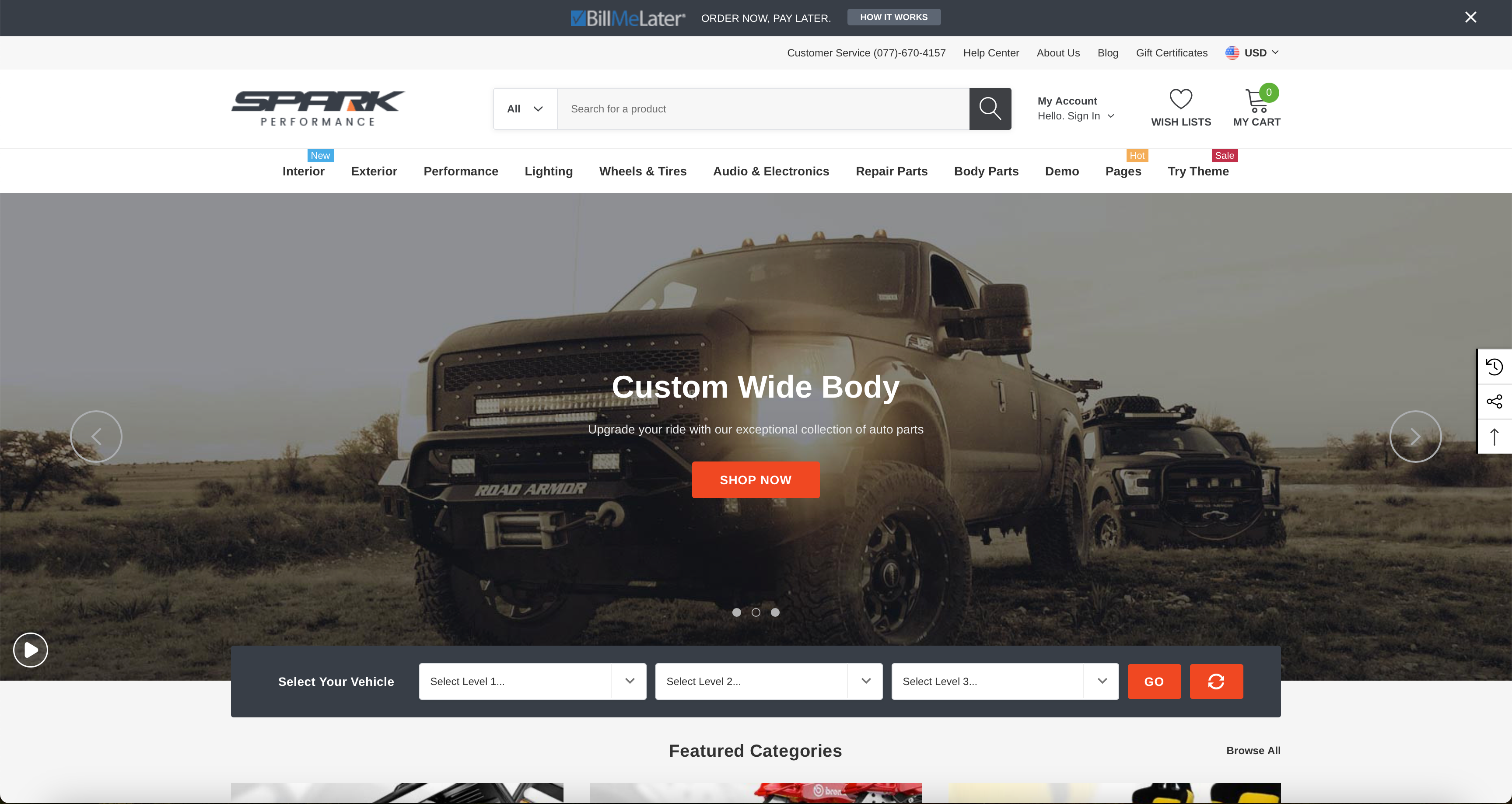 Introducing Spark Theme: Revolutionizing Automotive & Industrial Retail on BigCommerce