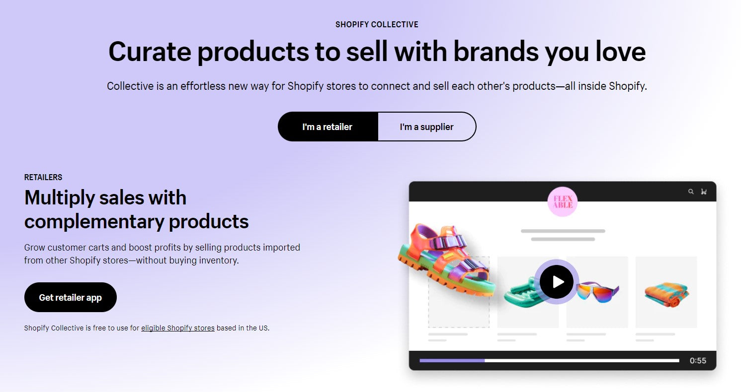 Shopify Collective - Curate Products to Sell with Brands You Love