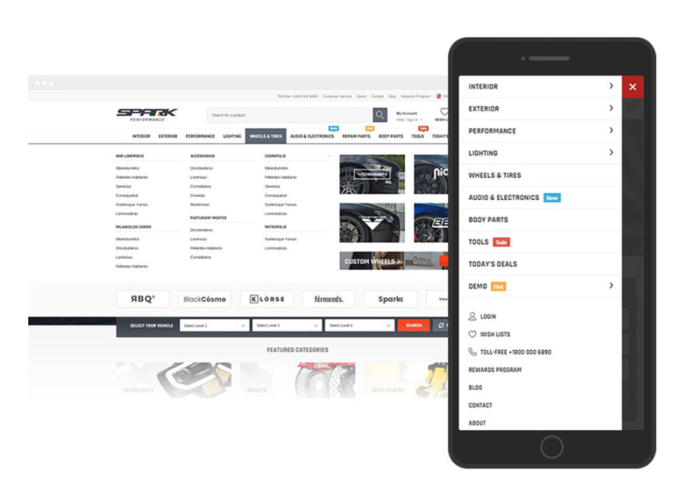 Spark Theme - Van and Vehicle Ecommerce Website Template | Shopify Theme by HaloThemes