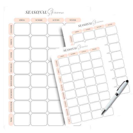 Seasonal Skincare Tracker