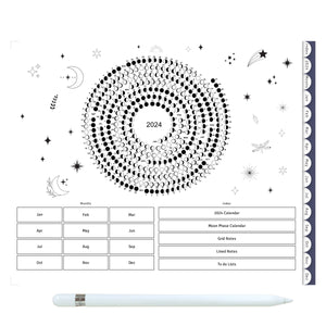 2024 Lunar Digital Planner Tracia Creative