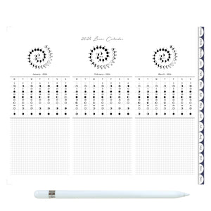 2024 Lunar Digital Planner Tracia Creative