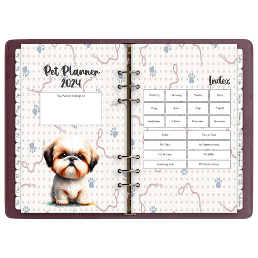 2024 Pet Planner Digital Planner Tracia Creative   