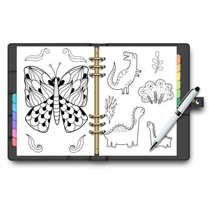 Animals Coloring Book Printable Coloring Book Tracia Creative   