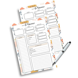 Travel Planner Printable Tracia Creative   