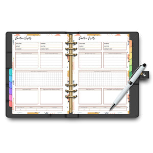 Doctor Visits Planner Insert