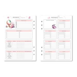 Beauty Weekly Planner Planner Insert Tracia Creative   