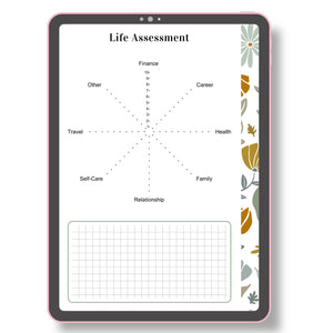 Life Assessment Tracker Printable Tracia Creative   