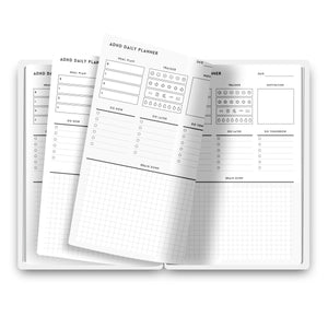 ADHD Daily Planner Insert v2 - Minimalist Tracia Creative